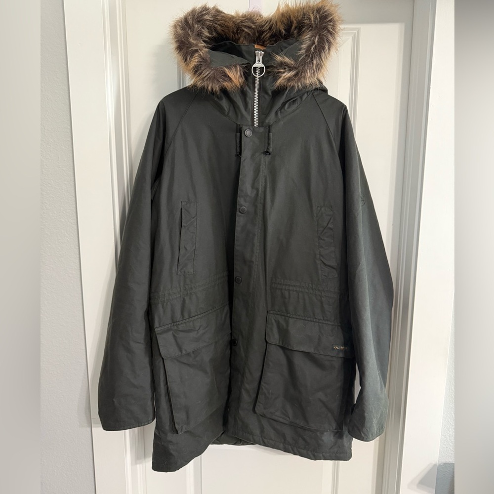 Barbour Ben Fogle Greendale Wax Parka XXL